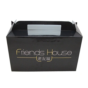 Custom Art Paper Cake Box Sandwich Cheese Cupcake Box and cookie box with handle