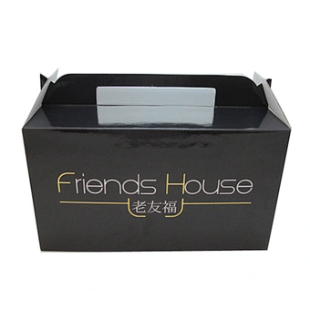 Custom Art Paper Cake Box Sandwich Cheese Cupcake Box and cookie box with handle